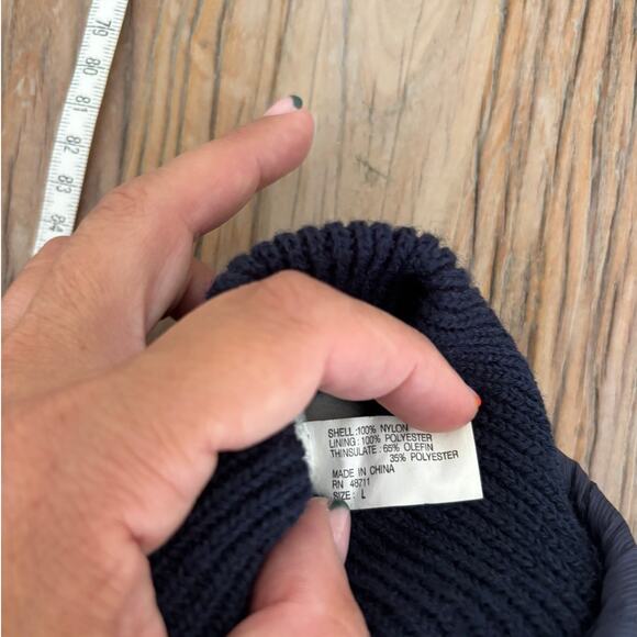 Vintage Thinsulate Thermal Insulation Ski Snow Gloves Large - Picture 5 of 5